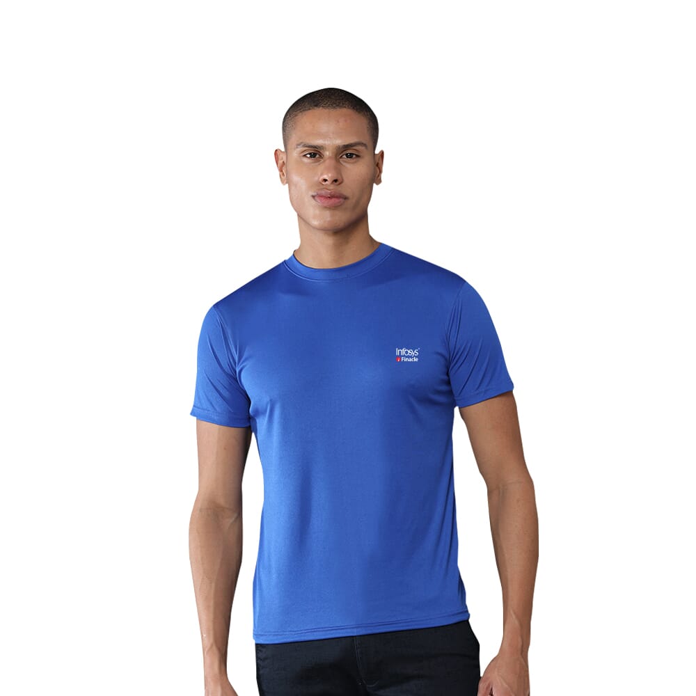 GB Unisex Dry Fit Round Neck T-shirt - Royal Blue